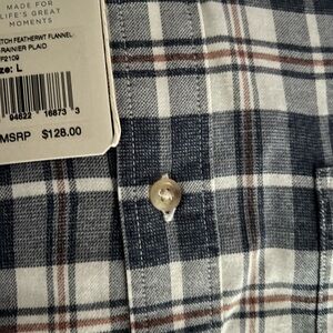 Faherty men’s flannel LS shirt